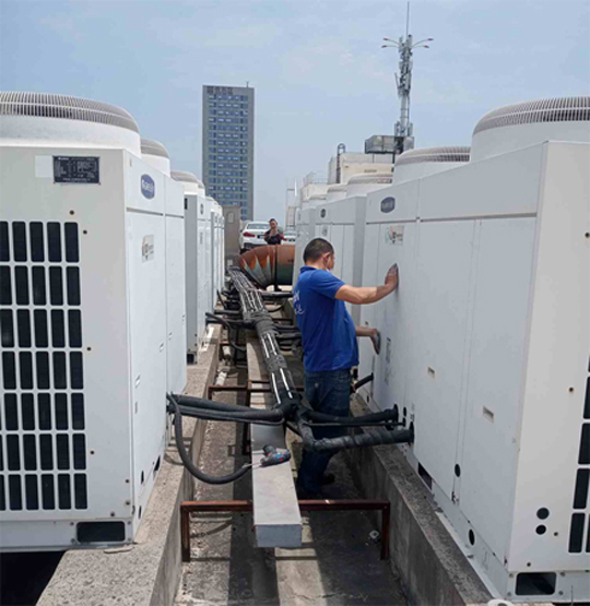 张家川中央空调制热和不制冷系统维修方法